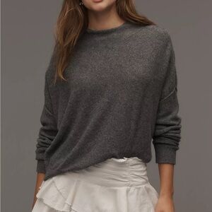 The Alani Cashmere Mock-Neck Sweater by Pilcro
